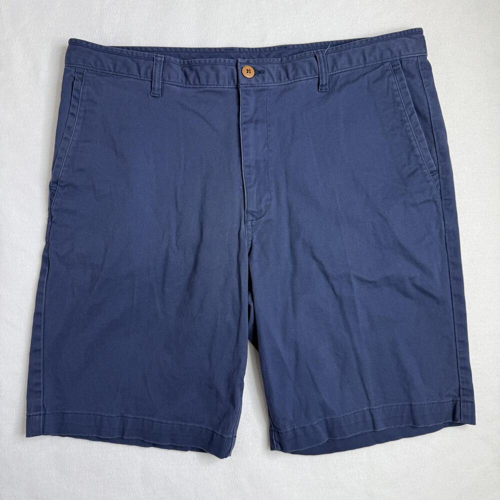 Tommy Bahama Shorts Mens 38 Blue Chino Stretch Flat Front Summer Casual